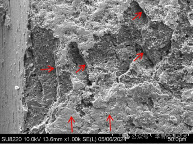 金屬膜電阻電鏡拍照 金屬膜電阻電鏡拍照